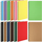Leelosp 12 Pack Small Spiral Notebook A5 Lined College Ruled Spiral Journal by Leelosp