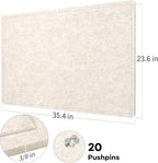 Bulletin Board, 36 x 24 inches Felt Board - Image 4