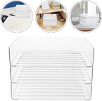 LIGHTAOTAO Stackable Desk Organizer Tray Paper Holder - Image 8
