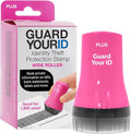 Guard Your ID Wide Advanced Roller 2.0 Identity Theft Prevention Security Stamp by Plus