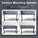 ERGO COLLECT Desk Privacy Panel, 2-in-1 Adjustable Acoustic Desktop Partition - Image 8