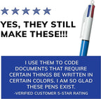 BIC 4-Color Original Retractable Ballpoint Pen - Image 7