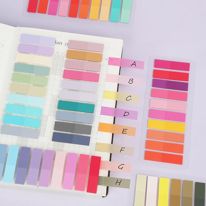 Book Tabs for Annotating, Sticky Tabs Transparent Small Sticky Notes Flags - Image 6