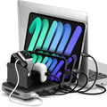 AceProAV 160W 6-Port USB-C and USB-A Charging Station Organizer