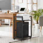 SEHERTIWY 2 Tier Computer Tower Stand, Mobile PC Tower Stand - Image 2
