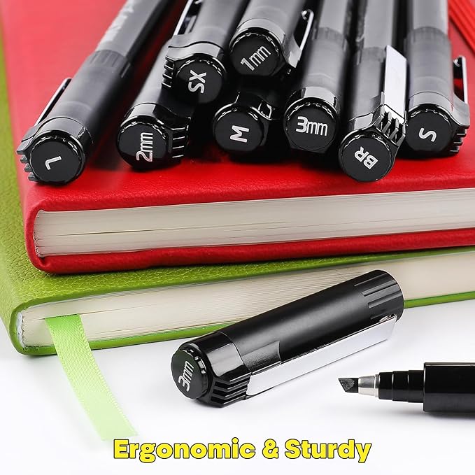 Dyvicl Hand Lettering Pens, Calligraphy Brush Pens Art Markers - Image 3