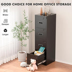 INTERGREAT 4 Drawer Vertical File Cabinet, Tall Lockable Cabinets - Image 6