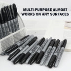Yocfon Permanent Markers Bulk, Fine Tip, Waterproof Markers, Works On Plastic - Image 6