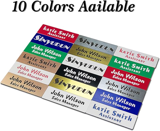 Custom Laser Engraved Name Badges - Image 2