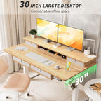 Kingant 48 x 30 Inch Electric Standing Desk - Image 5