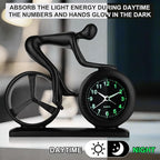 CIGERA Racing Bicycle Desk Alarm Clock Battery Operated, Glow-in-The-Dark Dial - Image 2