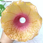 Bieye LS69 Lily Flower Blown Glass Lampshade - Image 4