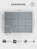 Bumusty Large Cork Board 47"x35" Alternative - Image 2