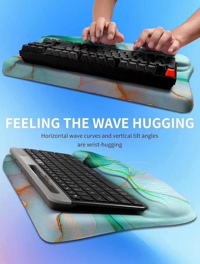 KUOSGM Ergonomic Wave Wrist Rest - Image 4