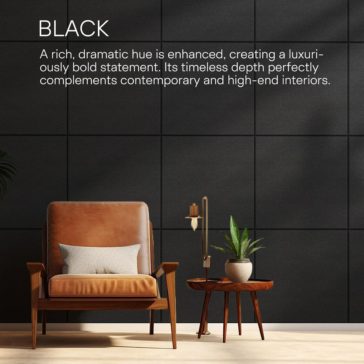 MaxGear Extra Large Bulletin Board 72" x 48", Black Felt Wall Tiles...