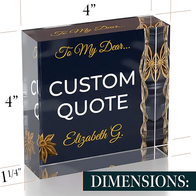 Custom Acrylic Sign Personalized, Custom Desk Name Plate, 18 Styles, - Image 7