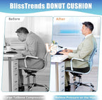 BlissTrends Donut Pillow Seat Cushion, Donut Chair Cushions - Image 5