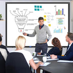 H-Qprobd 60"x40" White Board for Wall Large Magnetic Dry Erase Board - Image 7