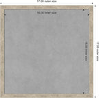 Amanti Art Silver Framed Magnetic Board 17x17 Small Vision Board - Image 4