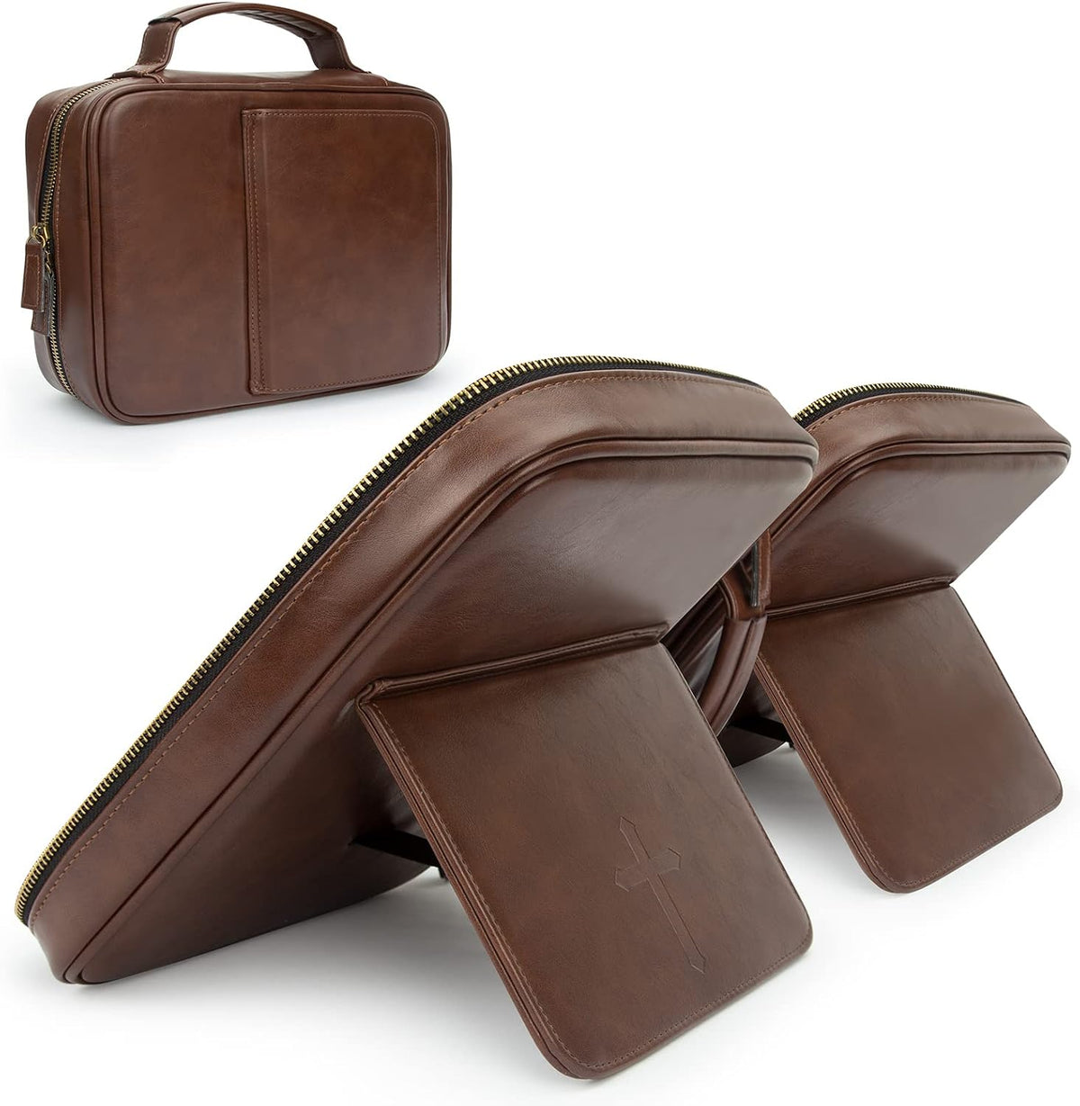 CITYCHASE Bible Covers for Men & Women, Bible Case Carrying Church Bag wi...