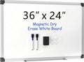 VUSIGN 36" x 24" Magnetic Whiteboard by VUSIGN