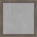 Amanti Art Grey Framed Magnetic Board 18x18 Small Vision Board by AmantiArt