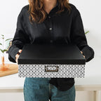 Soul & Lane Black and White Decorative Storage Boxes - Image 3