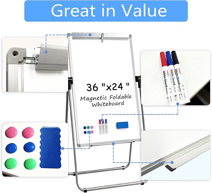 KIZZBY Double Sided White Board - Image 6