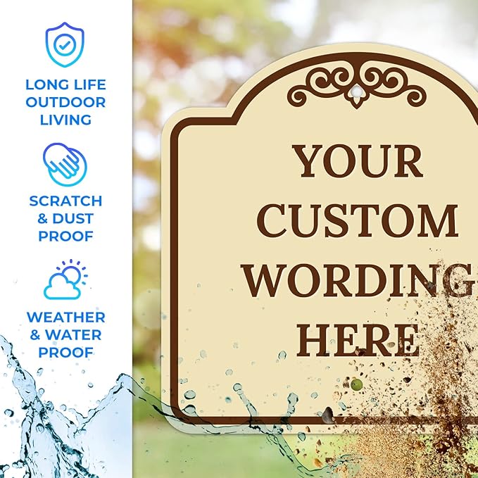 Custom Decorative Sign, Personalized Metal Sign - Image 8