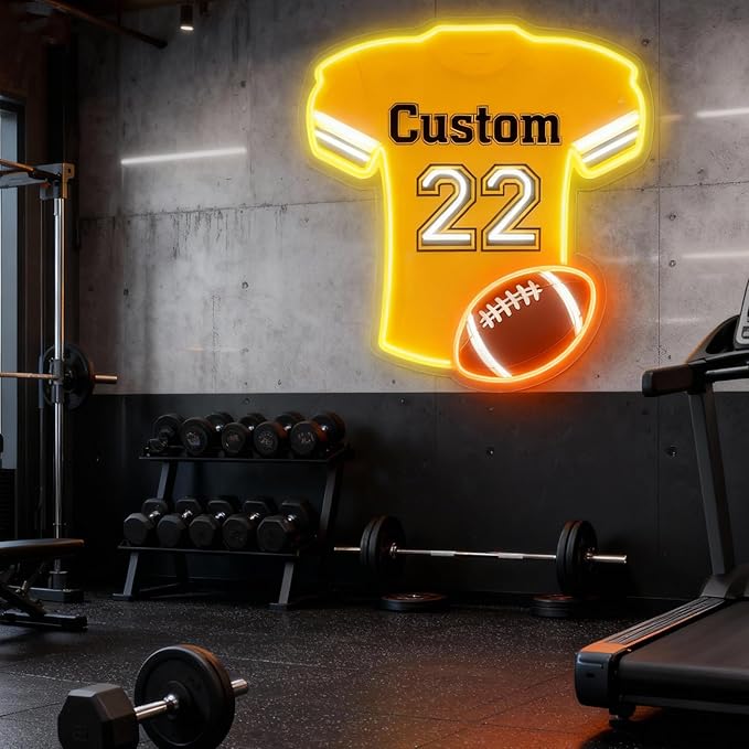 Custom Football Jersey Neon Signs - Image 7