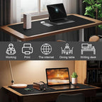 DAWNTREES Desk Mat Protector, PU Leather Desk Pad, Non Slip, Large Mouse Pad - Image 3