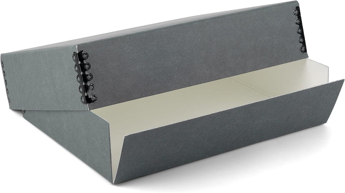 Lineco Museum Archival Storage Box, 16.75x20.75x3 in. Drop Front Design.