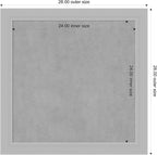 Amanti Art Silver Framed Magnetic Board 28x28 Medium Vision Board - Image 4