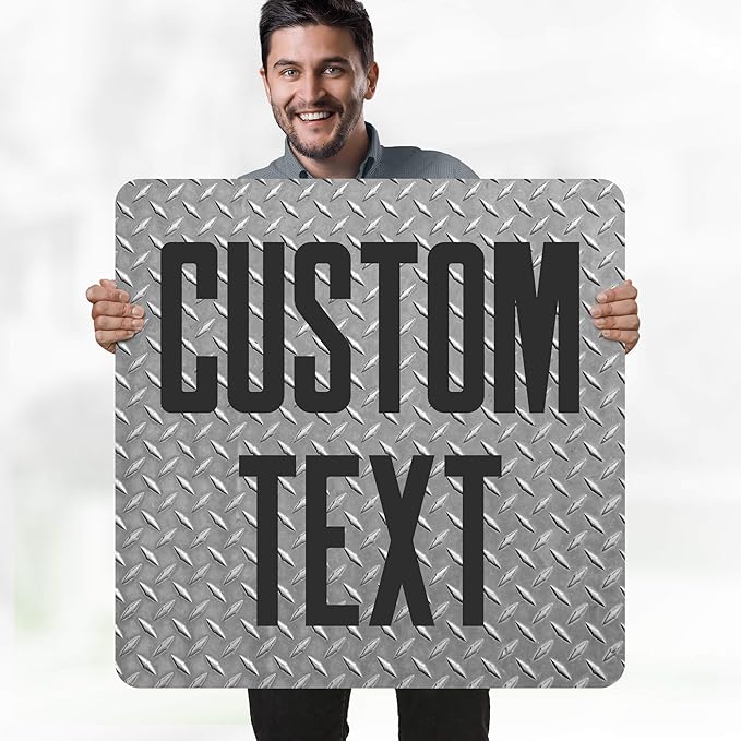 Custom Sign, Custom Street Sign, 11 Font Colors, 13 Font Styles, 4 Hole Options - Image 2