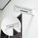 ALPHA DOG SIGNS Custom Projecting Hallway Sign, Personalized Indoor Outdoor - Image 4