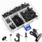 GOOLADA 315Pcs Decorative Push Pins, 5 Style Cork Board Pins, Push Pin Clips by GOOLADA