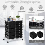 GLACER 15 Drawers Rolling Cart, Storage Cart - Image 7