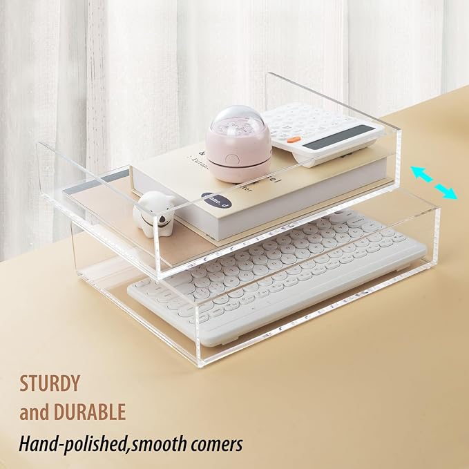 4 Pack Acrylic Paper Tray Organizer - Image 6
