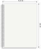 HULYTRAAT Large Dot Grid Spiral Notebook, 8.5" x 11", Premium 100gsm Ivory - Image 2