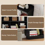 ChooChoo 6 Cube Storage Organizer, Wooden Bookcase - Image 7