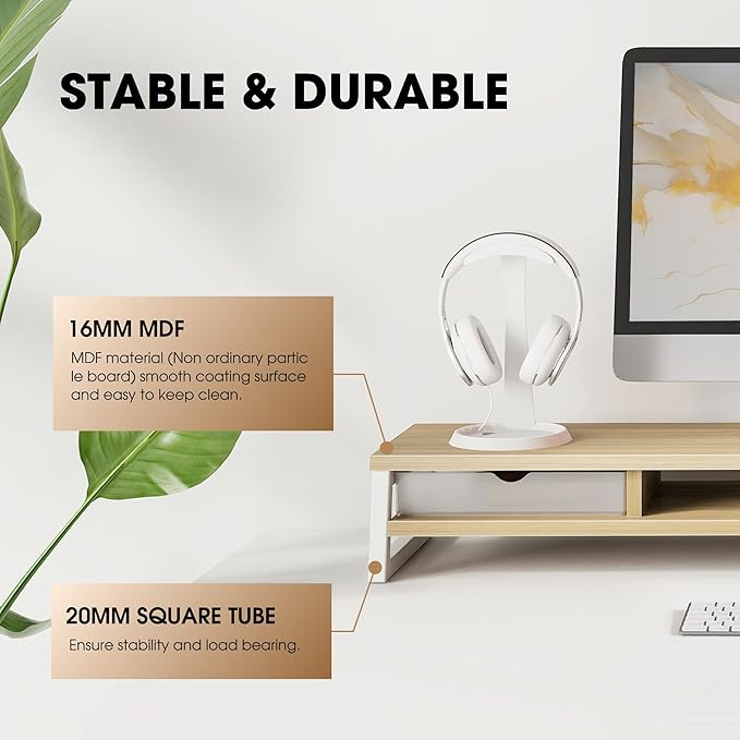 Fenge Dual Monitor Stand, Monitor Riser - Image 4
