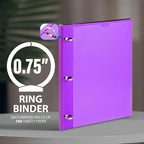 WOT I 12-Pack Telescoping 3 Ring Binder, Expandable Flexible Binder - Image 5