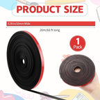 AmazingSpark Magnetic Tape Roll Thin Strips, 0.39 Inch x 66 Feet Magnetic Board - Image 2