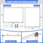 Grtard 24" x 18" Magnetic Dry Erase Whiteboard - Image 5