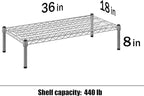 Regal Altair 18" Deep x 36" Wide x 8" Height 1-Tier Wire Shelving Kit | NSF - Image 3