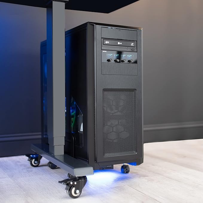 VIVO Large Computer Tower Desktop ATX-Case, CPU Steel Rolling Stand, 7.8 to 14 - Image 8