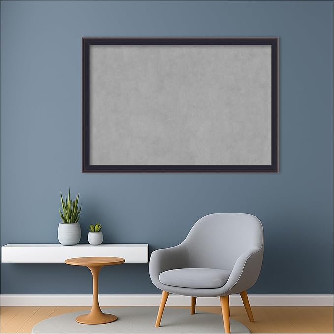 Amanti Art Black Framed Magnetic Board 27x39 Large Vision Board - Image 6