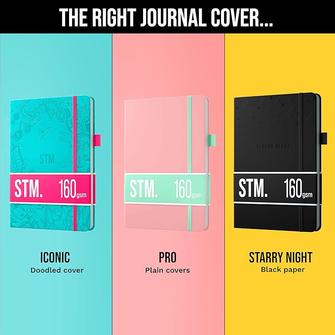Bullet Dotted Journal Dot Grid Notebook | A5 Daily Journaling Notebooks - Image 2