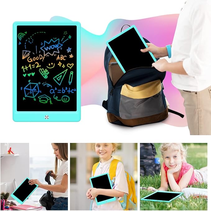 BUKEBU LCD Writing Tablet Doodle Board, Colorful Drawing Pad, Electronic - Image 5
