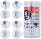 TOWON Strong Nerdy Magnets for Glass Whiteboard, Customized for Glass Dry Erase by TOWON